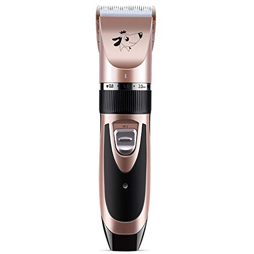 Cortapelos para mascotas, Cortadora de pelo Cortador de pelo de bajo ruido Perro Gato Conejo Cortador de pelo Cortador de pelo para bebés Afeitadoras recargables USB maquinilla cortar pelo profesional