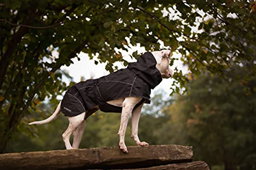 Croci Hiking - Abrigo Impermeable para Perros, Makalu, Forro termorregulador, Color Negro, Talla 90 cm - 384 g