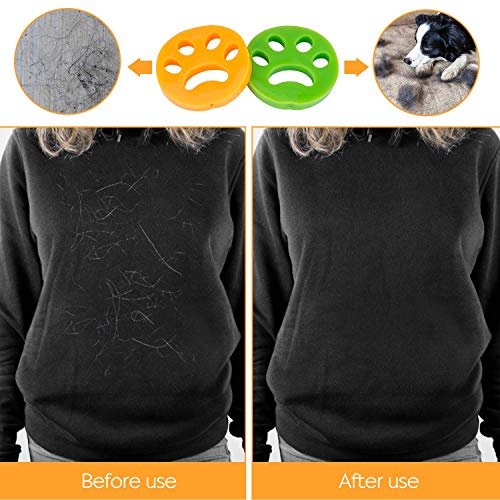 DEXIDUO Lavadora de 4 Piezas para depiladora de Animales, Lavadora para trampas de Pelo