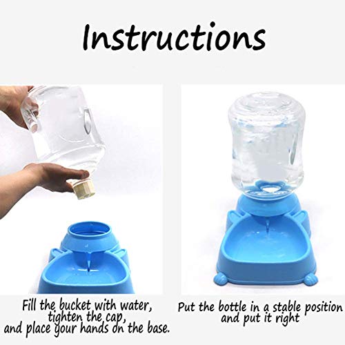 DFBGL Bebedero para Mascotas Alimentador automático Tipo balde Seguridad y protección del Medio Ambiente Botella para Beber para Perros de Gran Capacidad