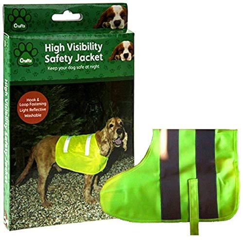 Dog Hi Vis Chaleco Reflectante de Alta Visibilidad para Perro, para Caminar, tamaño Extra Grande, XL, Chaleco Fluorescente para Mascotas