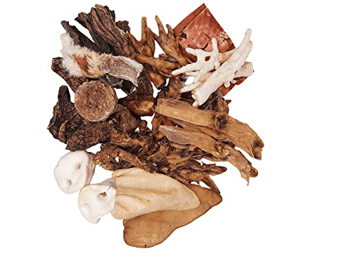 DOGNIA | Caja de Snacks Naturales para Perro de Carne | Aperitivos de Carne deshidratada para Perros Hight-Protein. 55-60Piezas
