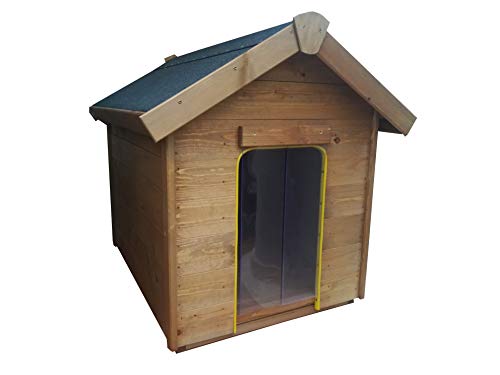 ESTRUCMADER Caseta para Perros Madera Exterior. Muy Robusta.