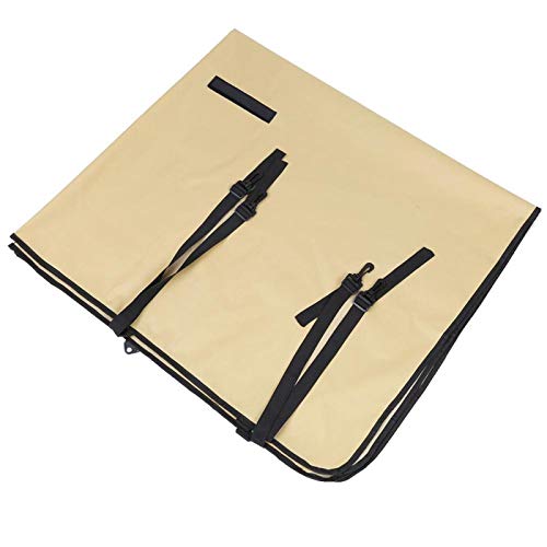 EVTSCAN Funda para Asiento Trasero para Perros, Hamaca Antideslizante Impermeable a Prueba de arañazos, Fundas para Asientos de Coche para Perros, protección contra la Suciedad(latón)