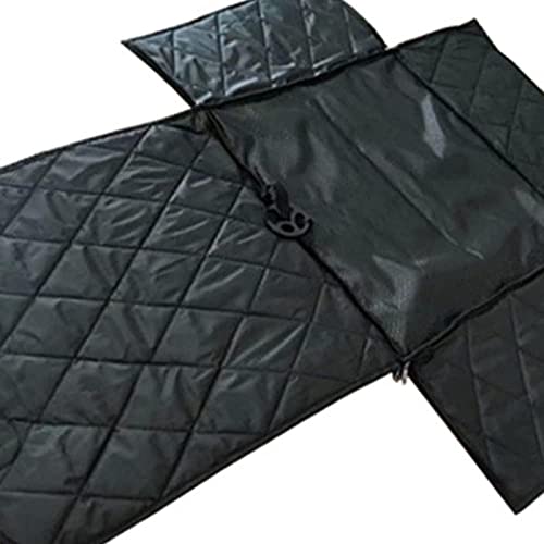 Funda para asiento delantero de coche, asiento para perros y mascotas, almohadilla protectora gruesa con hebilla, alfombrilla antideslizante a prueba de arañazos para viajes en el maletero de SUV