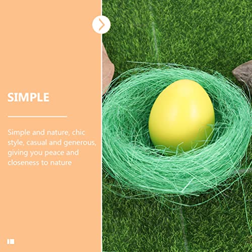 Happyyami 20 Unids Artificial Paloma Choza Pájaro Pájaro Pájaro Pájaro Nido Material de Forro de Aves Matería de Cría de Aves Pequeños Animales Ropa de Cama para Pájaros Doves Canarias