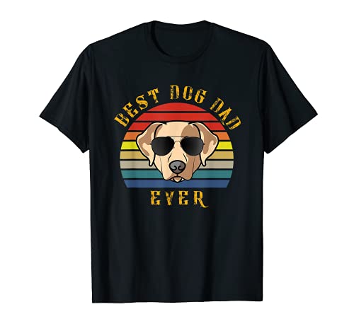 Hombre El mejor perro labrador retriver papá jamás regalado perro d Camiseta