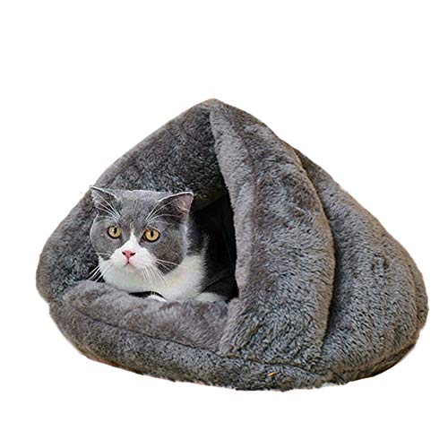 Invierno Mascota Cachorro Perro Cueva cálida Cama de Gato Tienda de campaña Conos en Forma Gato Nido de Gato Ofrece un Sentido de Seguridad para Dormir Mejor Conejillo de Indias, Conejo, Ardilla