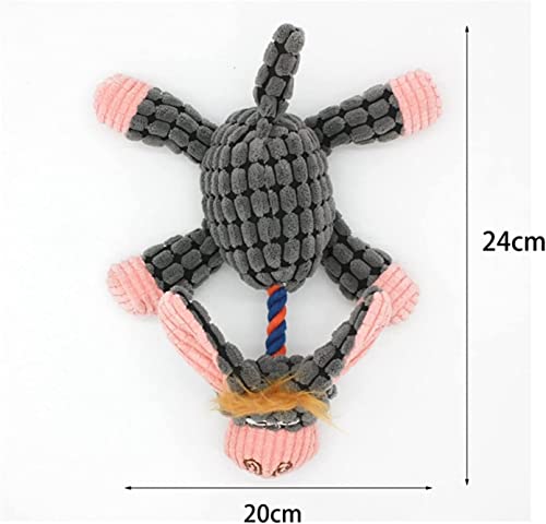 Juguetes para perros de burro relleno chirriante juguete para mascotas lindo rompecabezas de peluche juguete interactivo para perros gato masticar chirriante juguete para mascotas