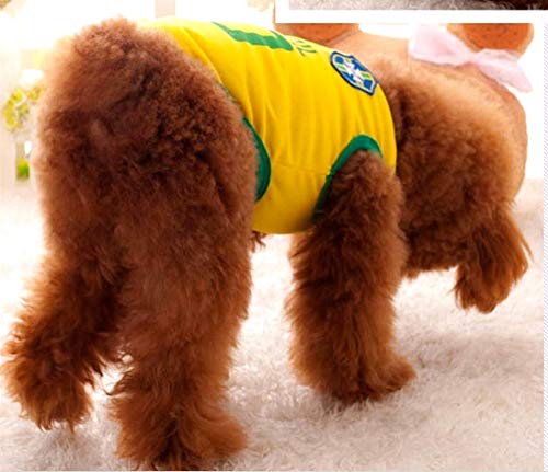 KIRALOVE Disfraz de fanático - Equipo de fútbol - microbista - ultrà - Brasil - Perro - XL - Disfraces - Carnaval de Halloween - Idea de Regalo Original
