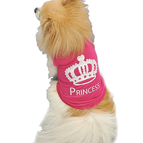 KIRALOVE Disfraz - impresión - Princesa - Princesa - Perro - s - Disfraces - Carnaval de Halloween - Idea de Regalo Original Princess