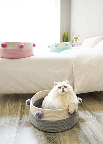 Lechada De Gato Tejida Cuatro Estaciones Red Universal Gato Rojo Cama De Gato Casa De Gato Villa Canil De Perro Pequeño Suministros para Mascotas