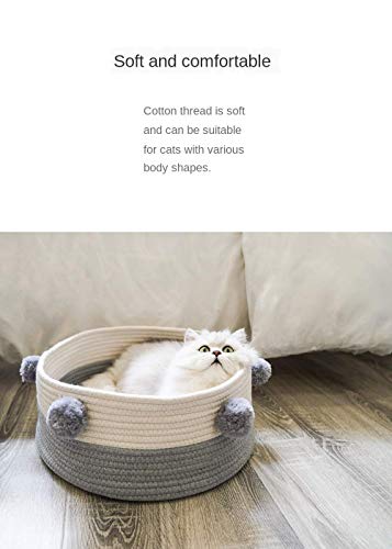 Lechada De Gato Tejida Cuatro Estaciones Red Universal Gato Rojo Cama De Gato Casa De Gato Villa Canil De Perro Pequeño Suministros para Mascotas