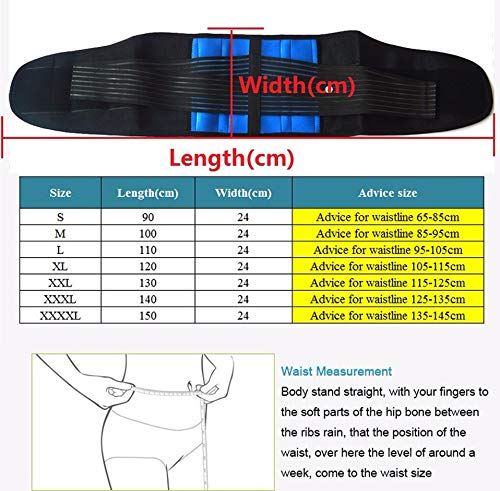 LLZGPZBD Cintura Ajustable Cortapelos Neopreno Mujeres Hombres Soporte Lumbar Brace Postura Corrector Correa Corrección Correa Corsés