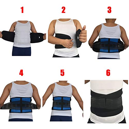 LLZGPZBD Cintura Ajustable Cortapelos Neopreno Mujeres Hombres Soporte Lumbar Brace Postura Corrector Correa Corrección Correa Corsés