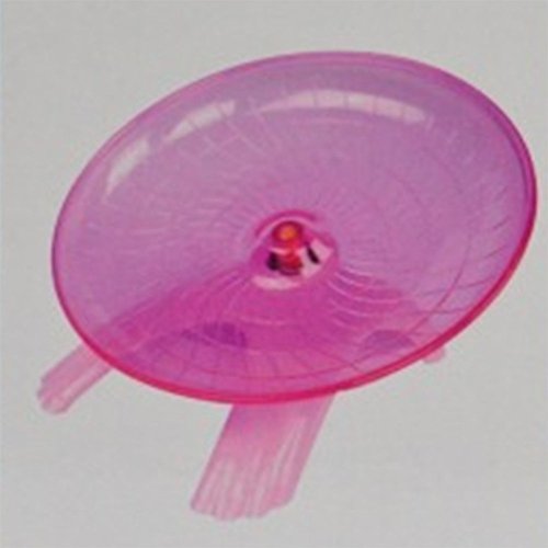 Namgiy Hámster Ejercicio Rueda de Juguete Platillo Volador Ejecución Disco Plástico Para Animales Pequeños 7 Pulgadas Azul