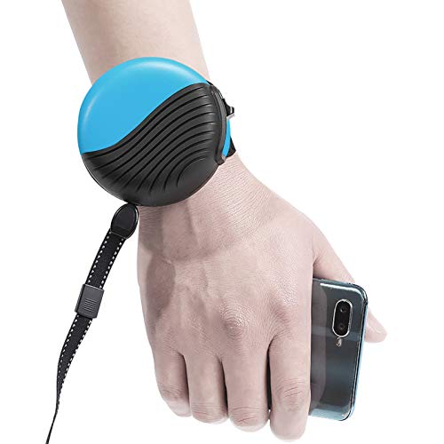 NBSXR -Correa de Perro retráctil, Correa de Perro retráctil sin Manos 3 m para Perros de Menos de 25 kg, Correa de Mascota telescópica automática,2blue