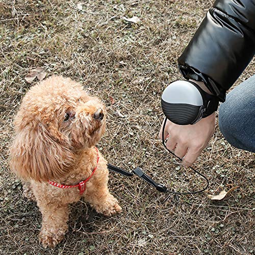 NBSXR -Correa de Perro retráctil, Correa de Perro retráctil sin Manos 3 m para Perros de Menos de 25 kg, Correa de Mascota telescópica automática,2blue