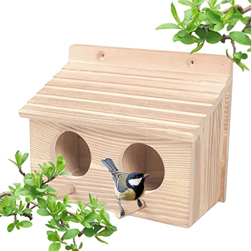 Nidos Para Pajaros, Casa Pajaros Exterior, Pajareras Exterior En Jardin, Nido Para Ninfas, Cajas Nido Para Pajaros, Nidos De Pajaros, Nidos Para Agapornis, Aves Natural Nido Pajaros Para El Jardín (B)
