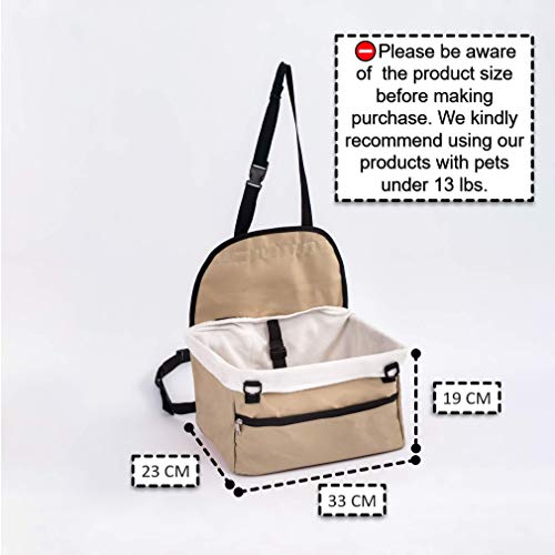 Noble Sky Pet Booster Asiento para coche y animales pequeños Booster Bucket para coche