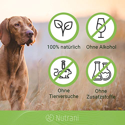 Nutrani Bach Flower Remedies Globules No. 1 para Perros y Gatos | Apoyo en Caso de Emergencia, estrés y ansiedad - Mezcla de Flores según el Dr. Bach para calmar y relajar a los Animales estresados