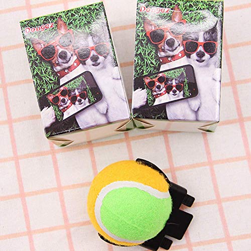 Ogquaton Mascotas Selfie Artefacto Tenis, Mascota Selfie Phote Tomar Pelota Juguetes para Mascotas Perro Tren Fotos Diámetro de la Pelota 6.5cm Muy práctico y Popular