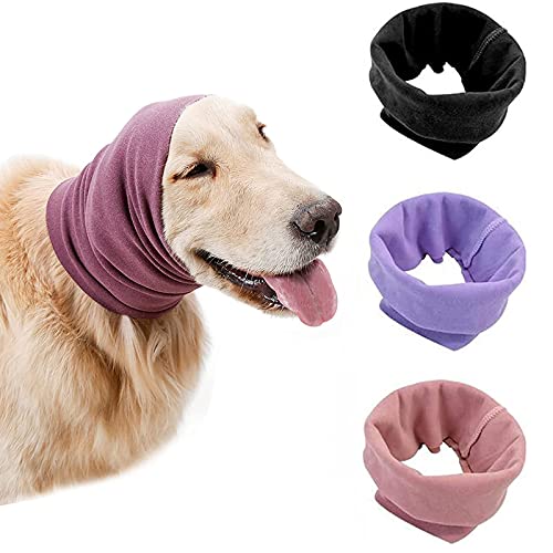 Orejas Silenciosas para Perros, Orejeras para Aseo de Perros, Capuchas para Mascotas Orejeras para Perros ProteccióN Contra El Ruido Orejas Silenciosas para Perros PequeñOs Y Medianos (Rosado,S)