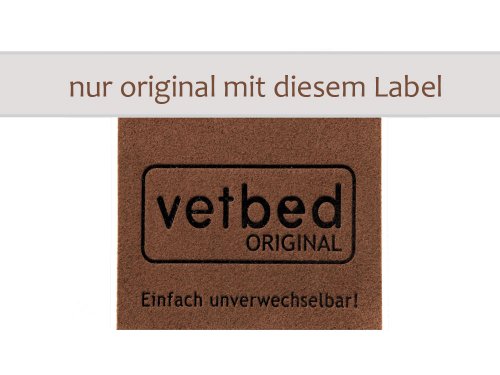 Original Vetbed® Isobed SL antracita corazones & Paws 150 x 100 cm