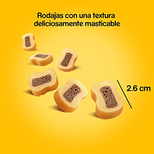 Pedigree Tasty Mini Snacks para Perros Sabor Buey y Ave (Pack de 6 x 130g)