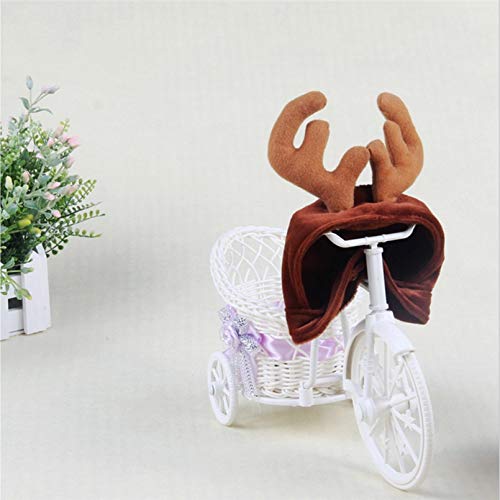 Perros, Gato, Reno, Diadema, Gorra para Mascota, Gato, Disfraz de Navidad, decoración para el Cabello, astas de Alce para Mascotas, Lindo Cachorro, Cuernos de Ciervo, Diademas navideñas