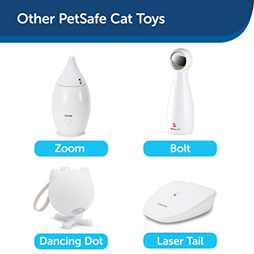 PetSafe - Dispensador de Comida para Gatos SlimCat; Juguete Interactivo para Gatos; Óptimo para Hacer Ejercicio; Perder Peso y Divertirse; Azul (Disponible en Verde; Naranja y Rosa)