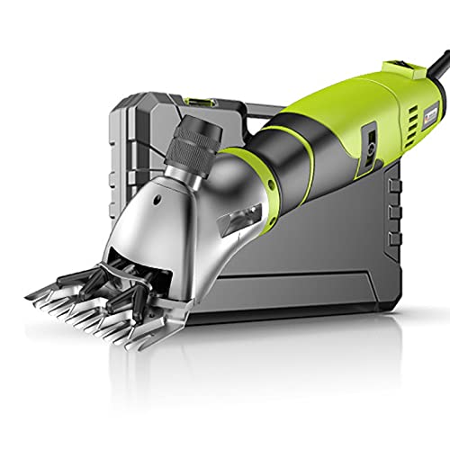 PGCUUNR wz 950W Esquiladora Ovejas, Maquina de Esquilar Eléctrica para Oveja Tijeras Máquinas, 6 Velocidades Ajustables Trasquiladora para ovejas, Cabras, Llama, Perro lanudo, Alpaca