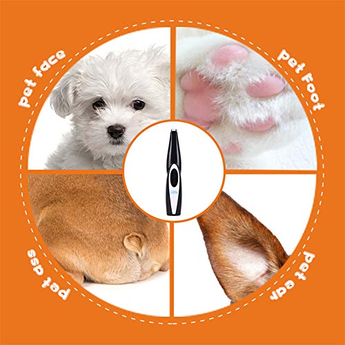 ppactvo Maquina De Cortar Pelo para Perros Tijeras Peluqueria Canina Afeitadora De Pies para Perros, Tijeras para Perros, Profesionales para Pelo Grueso, Tijeras EléCtricas USB