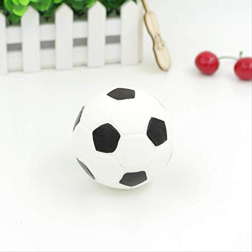 QZHYGE Pelota de Juguete para Mascotas para Mejorar la Inteligencia Vocal de Baloncesto de fútbol Teddy Que los Cachorros del Lado del Oso Pelota de Perro