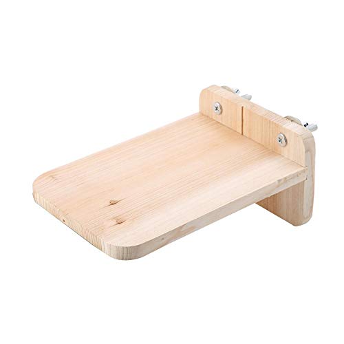 Regalo para Mascotas Plataforma de Madera para hámster, Plataforma para jaulas para Mascotas, Juguete para Ejercicio Ratas Ardilla para hámsteres Jerbos