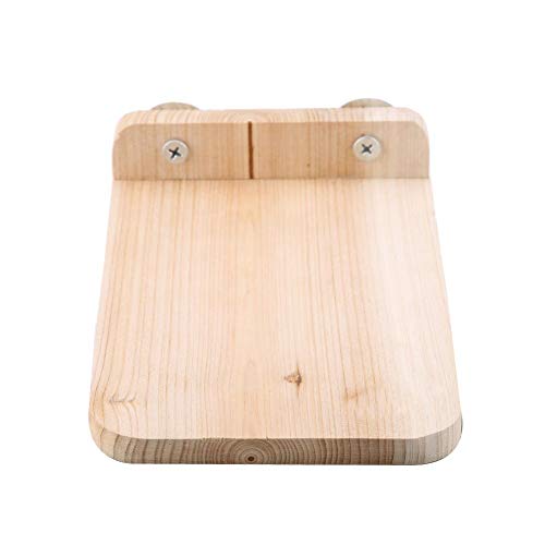 Regalo para Mascotas Plataforma de Madera para hámster, Plataforma para jaulas para Mascotas, Juguete para Ejercicio Ratas Ardilla para hámsteres Jerbos