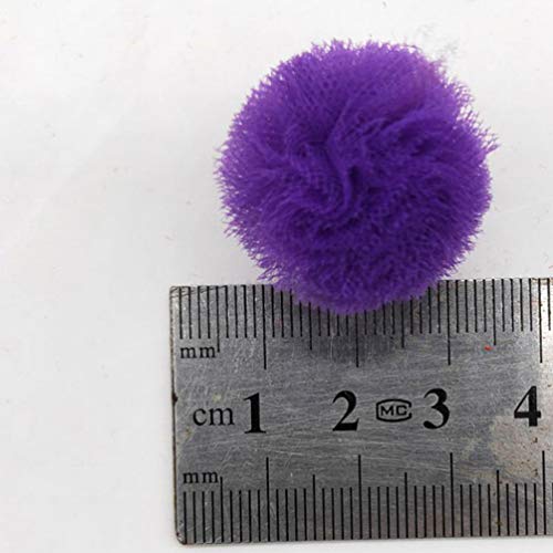 Scicalife Accesorios para El Pelo de Perro- Moños Coloridos con Forma de Bola para Perros Pequeños- Diademas Elásticas para El Pelo Corbatas para El Pelo para Gatos (20 Unidades)