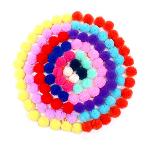 Scicalife Accesorios para El Pelo de Perro- Moños Coloridos con Forma de Bola para Perros Pequeños- Diademas Elásticas para El Pelo Corbatas para El Pelo para Gatos (20 Unidades)