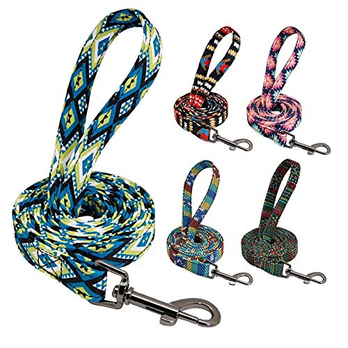 SJZS Collar de Perro Collar de Perro Personalizado con Correa de Nylon for Mascotas ID Personalizado Collares de Colores Caminar Correa Impreso Perros Pequeño Mediano for Perros Grandes