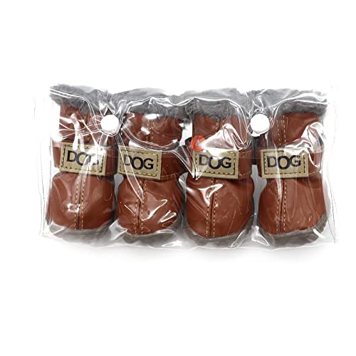 SKXEO Protección para patas de perros, impermeables, transpirables, resistentes al desgaste, antideslizantes, para perros medianos y pequeños