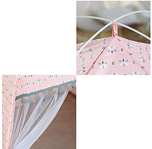 SSRSHDZW Carpa Gatos Casa Nido Mascotas Perros Pequeños Perro Desmontable Tipi Mascotas Cama Plegable Portátil Al Aire Libre Casa Mascotas Perrera Lona Extraíble Lavable,L