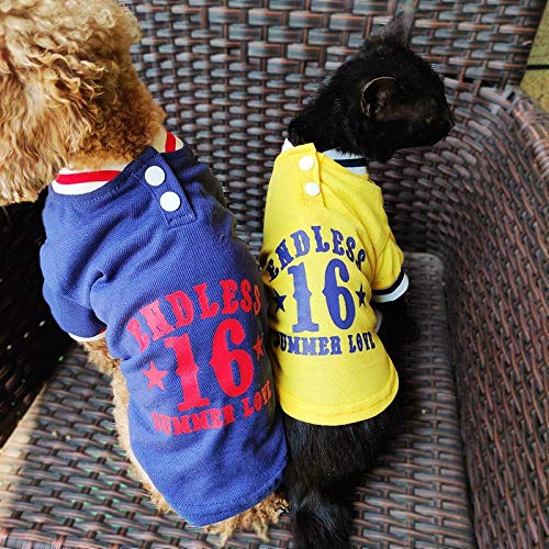 Sudadera De Verano A Rayas Perro Bulldog Francés Terrier Pequeño Medio Disfraces De Animales Camiseta Deportiva Ropa para Mascotas Pugs Gato Abrigo-A_S