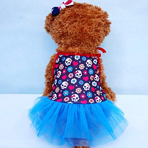 SUNXK Ropa for Mascotas, Ropa for Perros de Comercio Exterior, Minifalda, Ropa for Perros, Falda for Mascotas (Color : Blue, Size : XL)