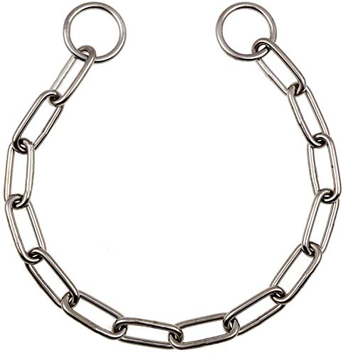 Supet Cadena de Gargantilla para Perro Acero Inoxidable Collar Educación para Perros Pequeño Medianos y Grandes