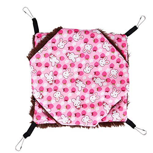 Sylar Pequeños Animales De Algodón Dormir Nido, Hamaca para Hamster Hurón, Manta Enfriador para Mascotas Pequeños, Casetas De Felpa para Perro Pequeño Y Gatos (m:30cm X 30cm)