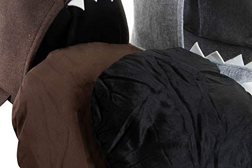 Tiburón Caseta Cama para Mascota de Fieltro y Madera 53X46X40 Colores aleatorios Productos para Mascotas