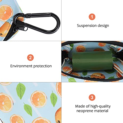 Toyvian Porta Bolsas de Basura para Mascotas 1 Dispensador de Bolsas para de Perro Dispensador de Bolsas Impermeables para de Perro con Correa Dispensador de Bolsas para