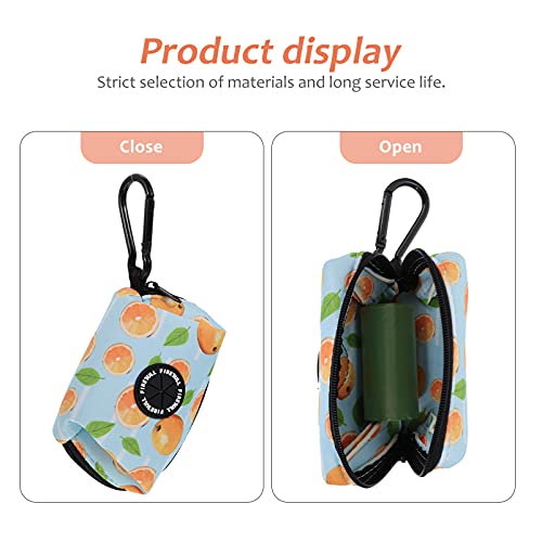 Toyvian Porta Bolsas de Basura para Mascotas 1 Dispensador de Bolsas para de Perro Dispensador de Bolsas Impermeables para de Perro con Correa Dispensador de Bolsas para
