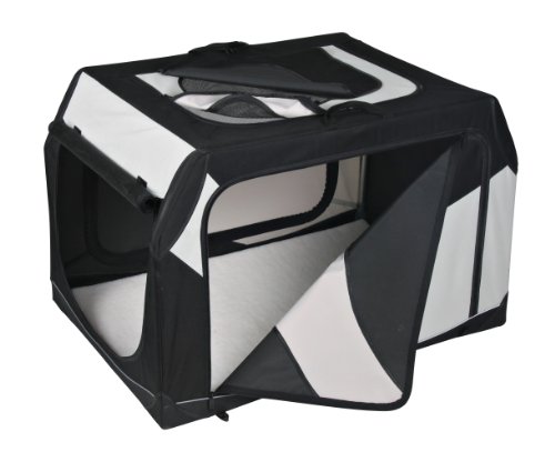 Trixie Jaula Nylon Plegable Coche, Vario, M-L, 91x58x61cm