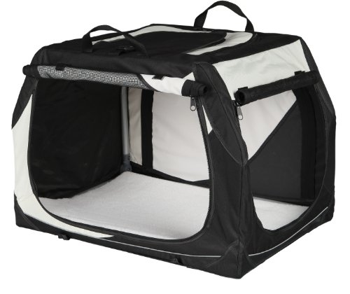 Trixie Jaula Nylon Plegable Coche, Vario, M-L, 91x58x61cm